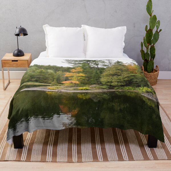 Item preview, Glossy Autumn Forest Mirror - Serpent River Reflections designed and sold by Georgia Mizuleva.