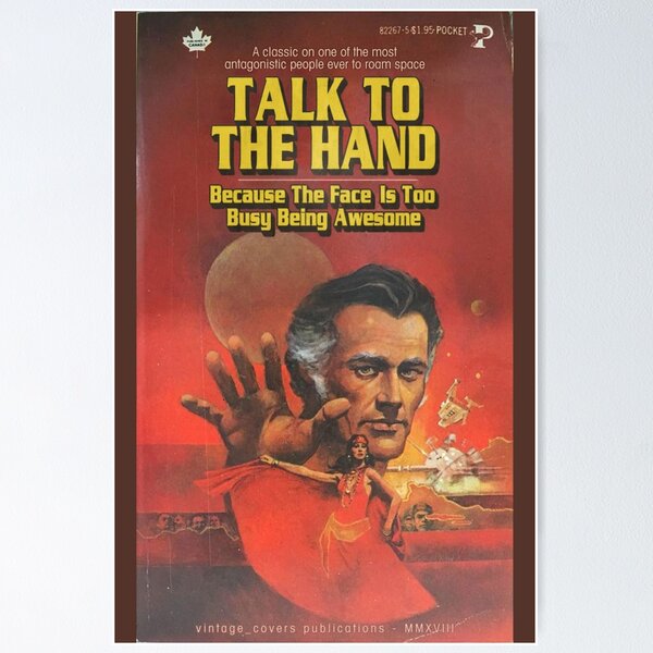 Aperçu de l'œuvre Parler à la main créée et vendue par vintage-covers.