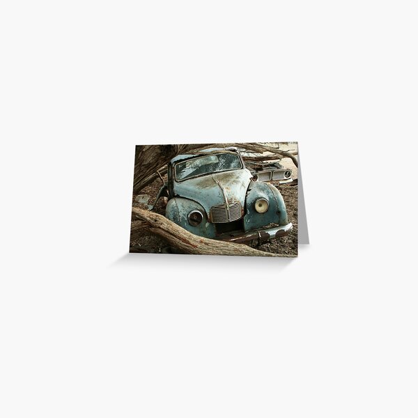 Austin A70 Hampshire Ute , Portrait Greeting Card