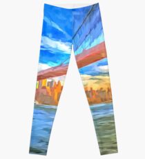 Legging Brooklyn Bridge Pop Art
