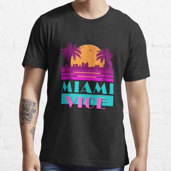 Miami Laster - 80er Jahre Design Essential T-Shirt