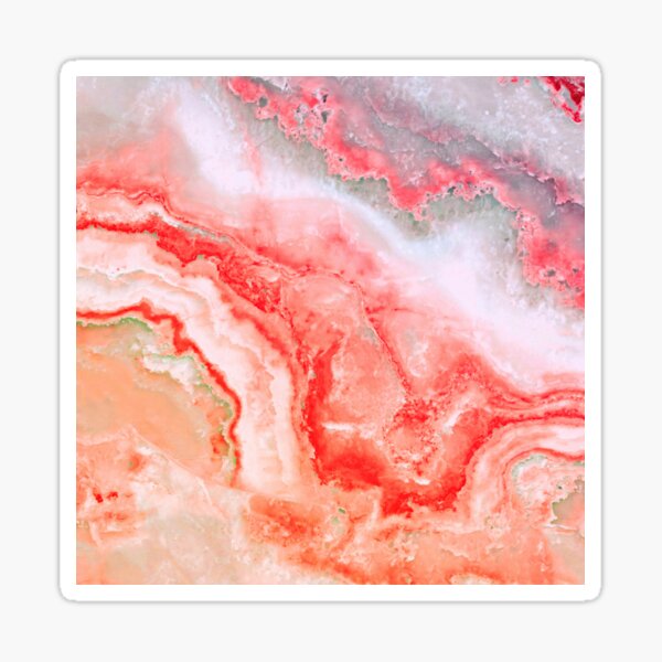 Item preview, Living Coral Faux Agate designed and sold by MysticMarble.