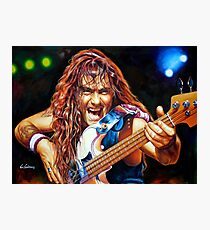 Steve Harris Iron Maiden Gemälde Porträt Fotodruck