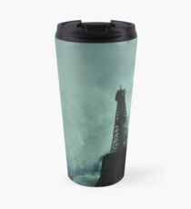 Cloudy Eiffel tower Travel Mug