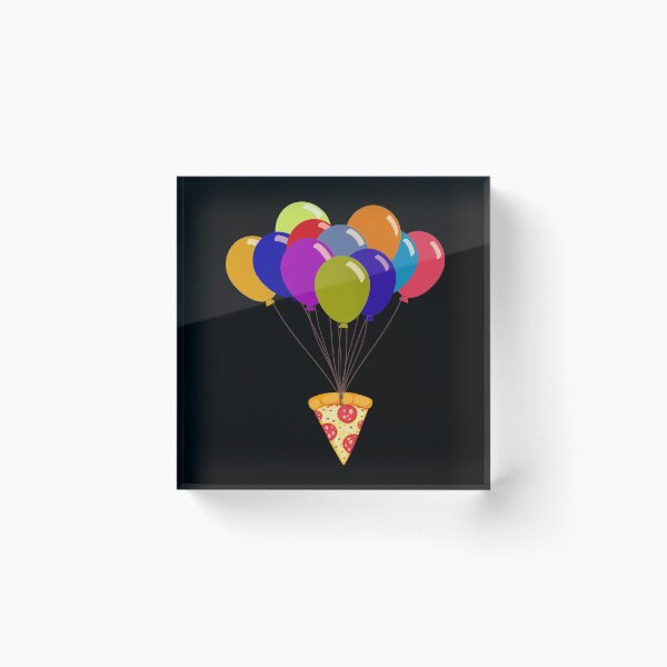 Item preview, Pizza with Balloons designed and sold by Basti09.