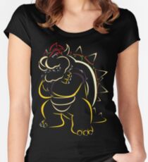Team Bowser - Bowser selbst Tailliertes Rundhals-Shirt