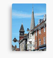 Lewes High Street Viewpoint Canvas Print