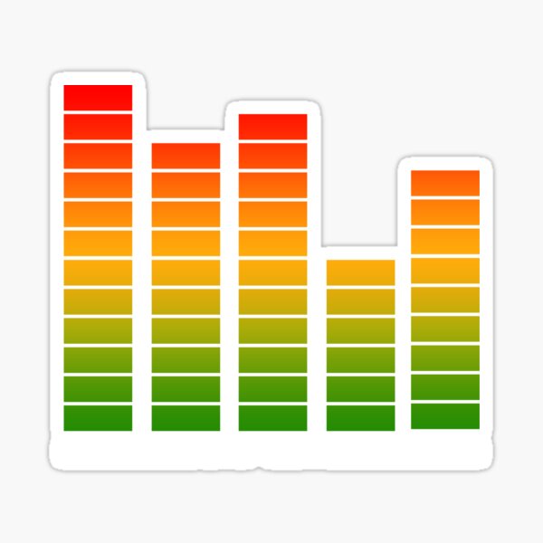 Sound Level Stickers Redbubble - playing roblox lab experiment again no audio gaiia