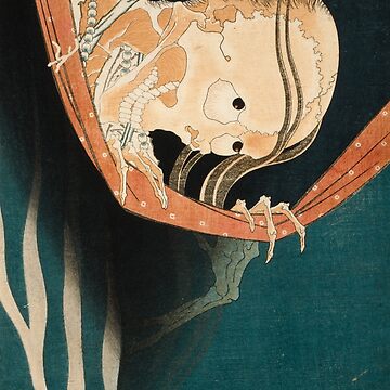 【未使用】アートプリント「The Ghost Queen」AyanoNakano Kohada Koheiji Ukiyo-e Ghost Japanese Print