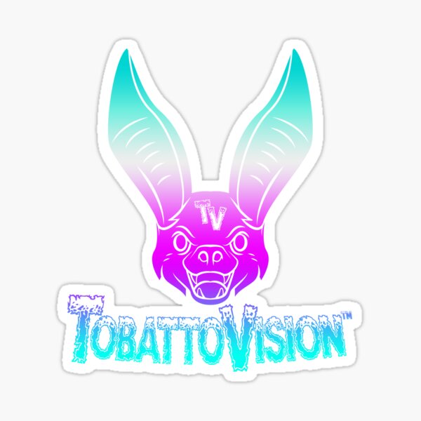 Item preview, TobattoVision - Blue/Pink Bat Logo designed and sold by TobattoVision Commodities.