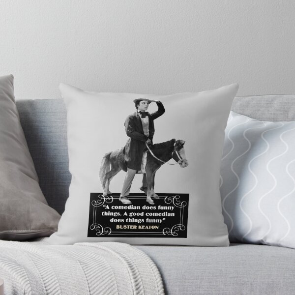 Item preview, Buster Keaton Quotes: “A Comedian Does Funny Things, A Good Comedian Does Things Funny” designed and sold by TIGERDAVER.