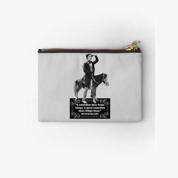Item preview, Buster Keaton Quotes: “A Comedian Does Funny Things, A Good Comedian Does Things Funny” designed and sold by TIGERDAVER.