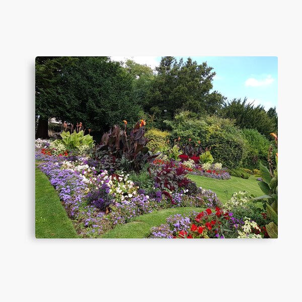 Public Garden in Bath UK Canvas Print