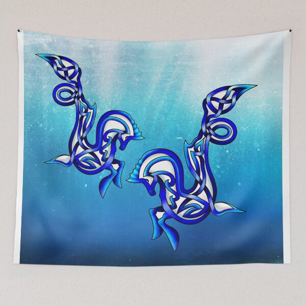 Item preview, Celtic Knot Hippocampus designed and sold by KnotYourWorld.