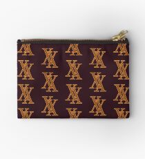 Double X Pattern Studio Pouch
