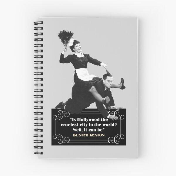 Item preview, Buster Keaton Quotes: “Is Hollywood The Cruelest City In The World? Well, It Can Be" designed and sold by TIGERDAVER.