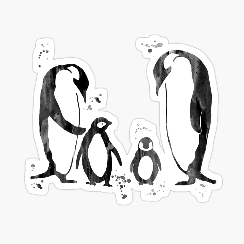 4 Penguin Temporary Tattoos - Etsy