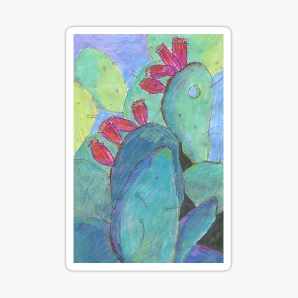 Aperçu de l'œuvre Cactus coloré créée et vendue par studiololo.