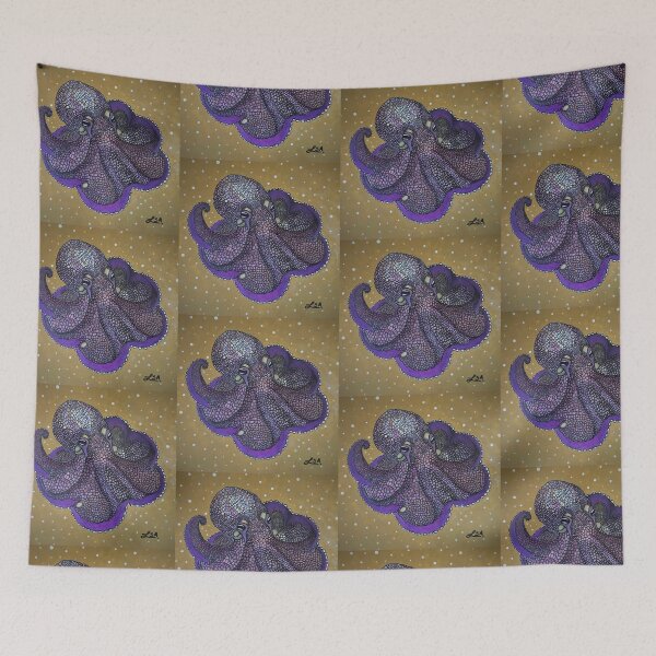 Item preview, Purple Coconut Octopus designed and sold by Laureen Ahern.