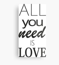 is love Metal Print