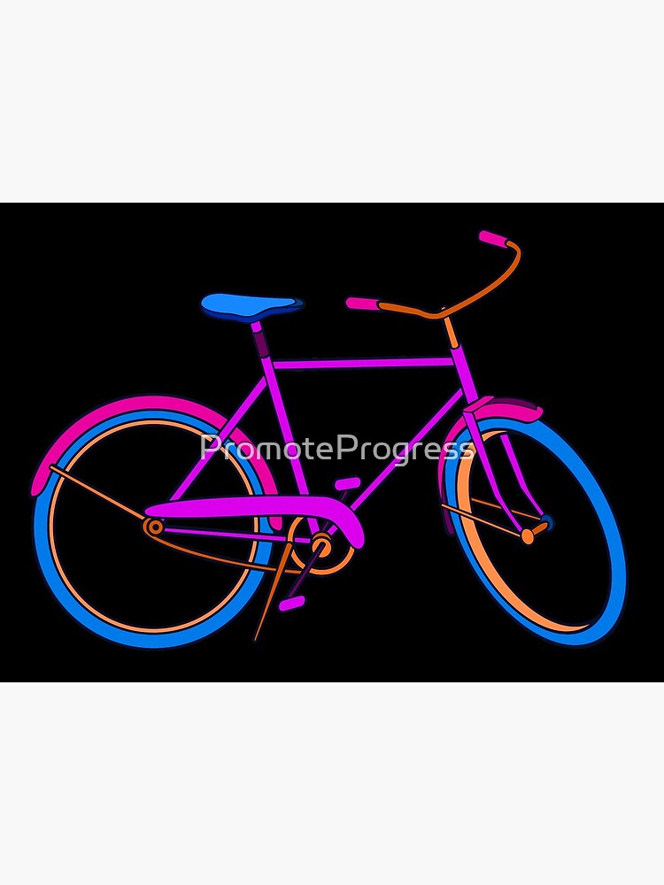 Pink and orange online bike