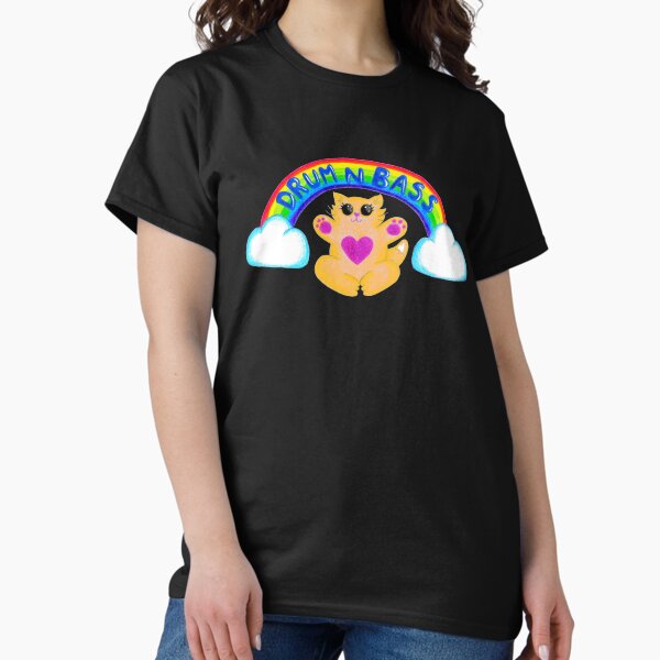 Artikel-Vorschau von Drum n Bass Regenbogenkätzchen, designt und verkauft von LucyTArtist.