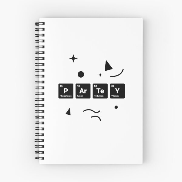 Item preview, Party! Periodic Table Elements Phosphorus Argon Tellurium Yttrium (Inverted) designed and sold by science-gifts.