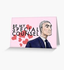 Funny Robert Mueller Romantic Cards Greeting Card
