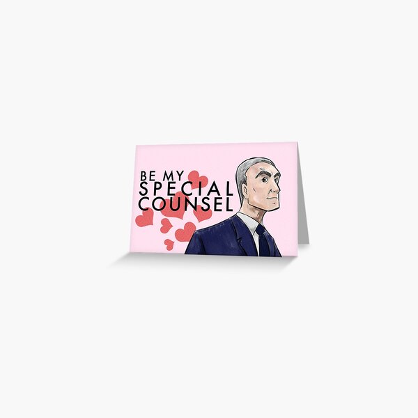 Funny Robert Mueller Romantic Cards Greeting Card