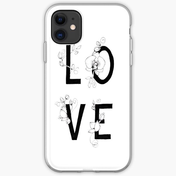 Love orchids iPhone Soft Case