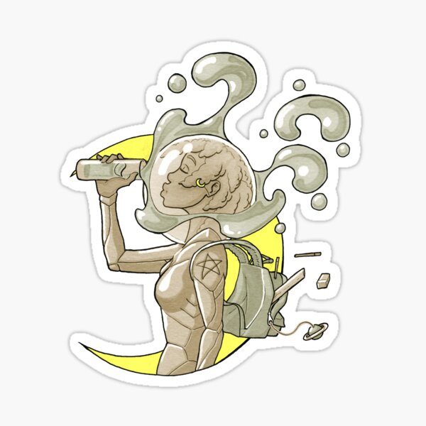 Boisson de l'espace Sticker