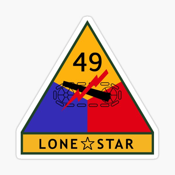 Item preview, 49th Armored Division "Lone Star" (United States) designed and sold by wordwidesymbols.