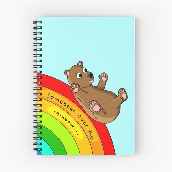 Item preview, Somebear Over The Rainbow - Funny Pun designed and sold by PvPconcepts.