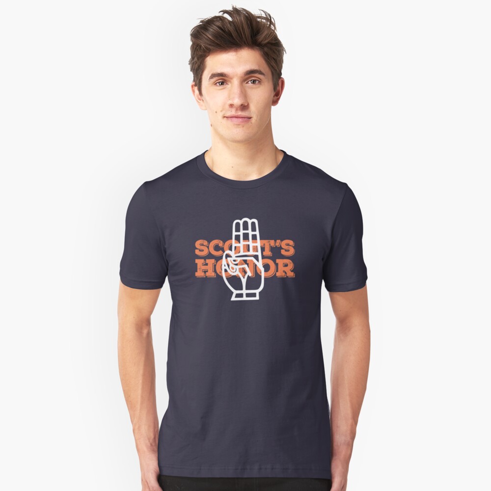 Scout's Honor Oath Salute Slim Fit T-Shirt