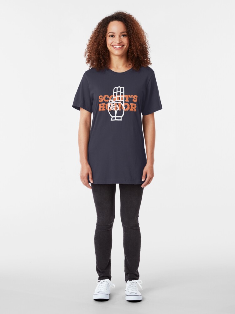 Alternate view of Scout's Honor Oath Salute Slim Fit T-Shirt