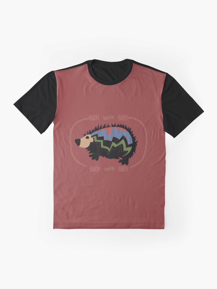 Alternate view of Aztec Hedgehog Graphic T-Shirt