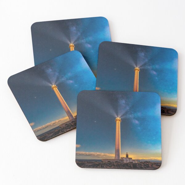 Item preview, Lighthouse Faro de Punta Pechiguera at night designed and sold by iCimages.net.