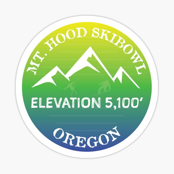 Mt Hood Stickers Redbubble