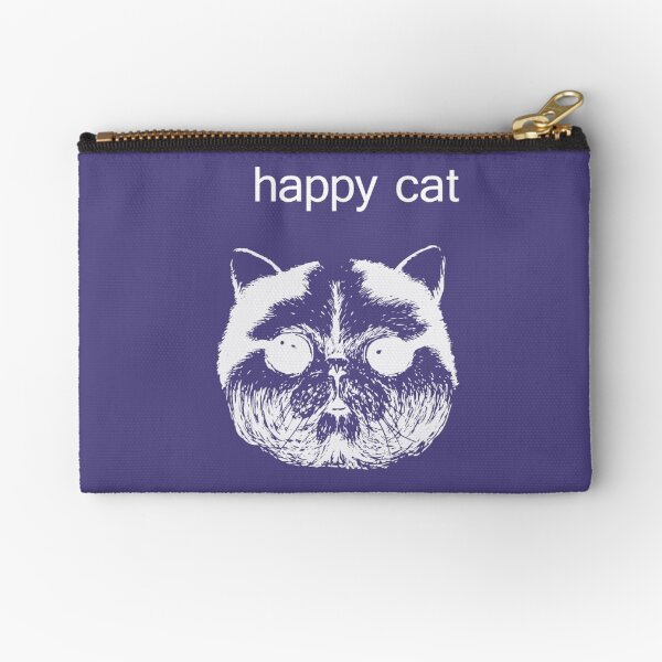 happy cat Zipper Pouch