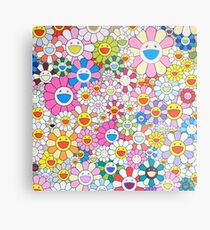 Murakami Smiles Metal Print