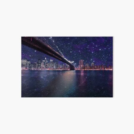Artikel-Vorschau von Spacey Manhattan Skyline, designt und verkauft von Frankie Cat Photography.