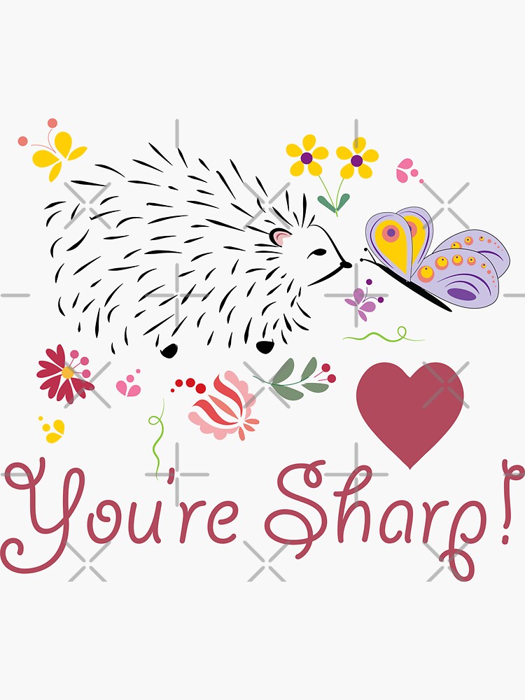 Hedgehog Love, You're Sharp by CreativeContour