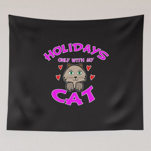 Item preview, Holiday only with my cat Palms gift holiday designed and sold by dm4design.