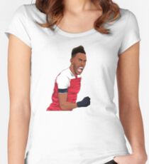 Arsenal striker Women's Fitted Scoop T-Shirt