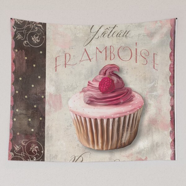 Item preview, Patisserie Raspberry Cupcake designed and sold by Sasha Art Gallery.