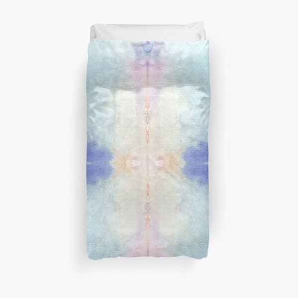 Abstract Landscape Watercolor Art Duvet Cover