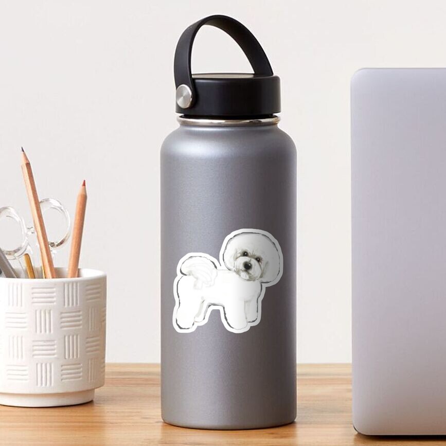Bichon, best friend, loyal and fun! Sticker