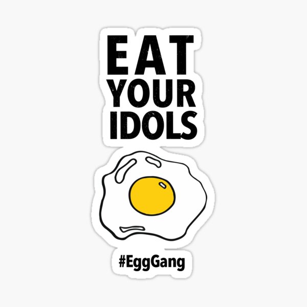 Instagram Egg Stickers Redbubble - idol egg roblox