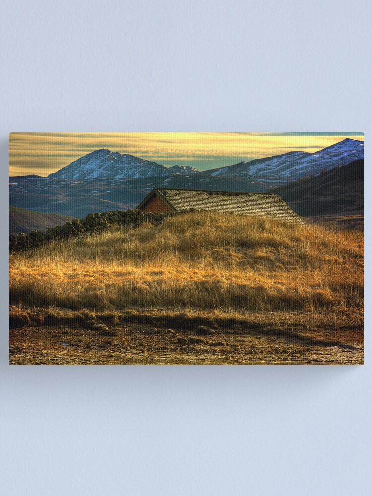 Alternate view of Arklet Boathouse Canvas Print