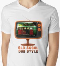 Old Skool Dub Style T-Shirt Men's V-Neck T-Shirt